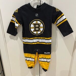 NHL Baby bruins one piece.  3-6m